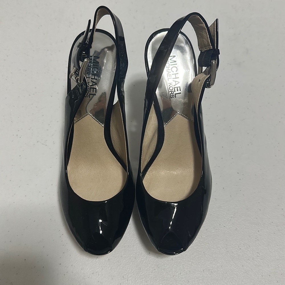 Michael Kors Black Heels - Size 7 WORN ONCE